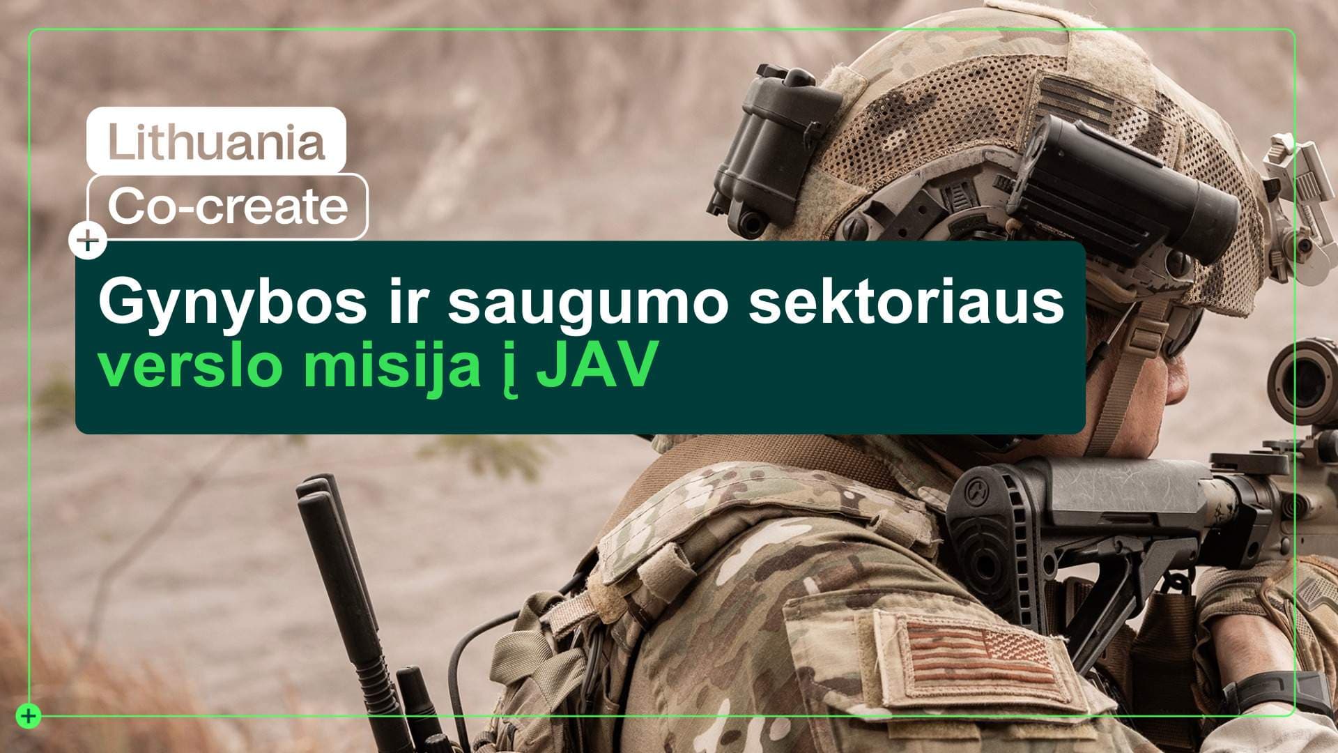 Gynybos ir saugumo srities aukštųjų technologijų įmonių verslo misija į JAV