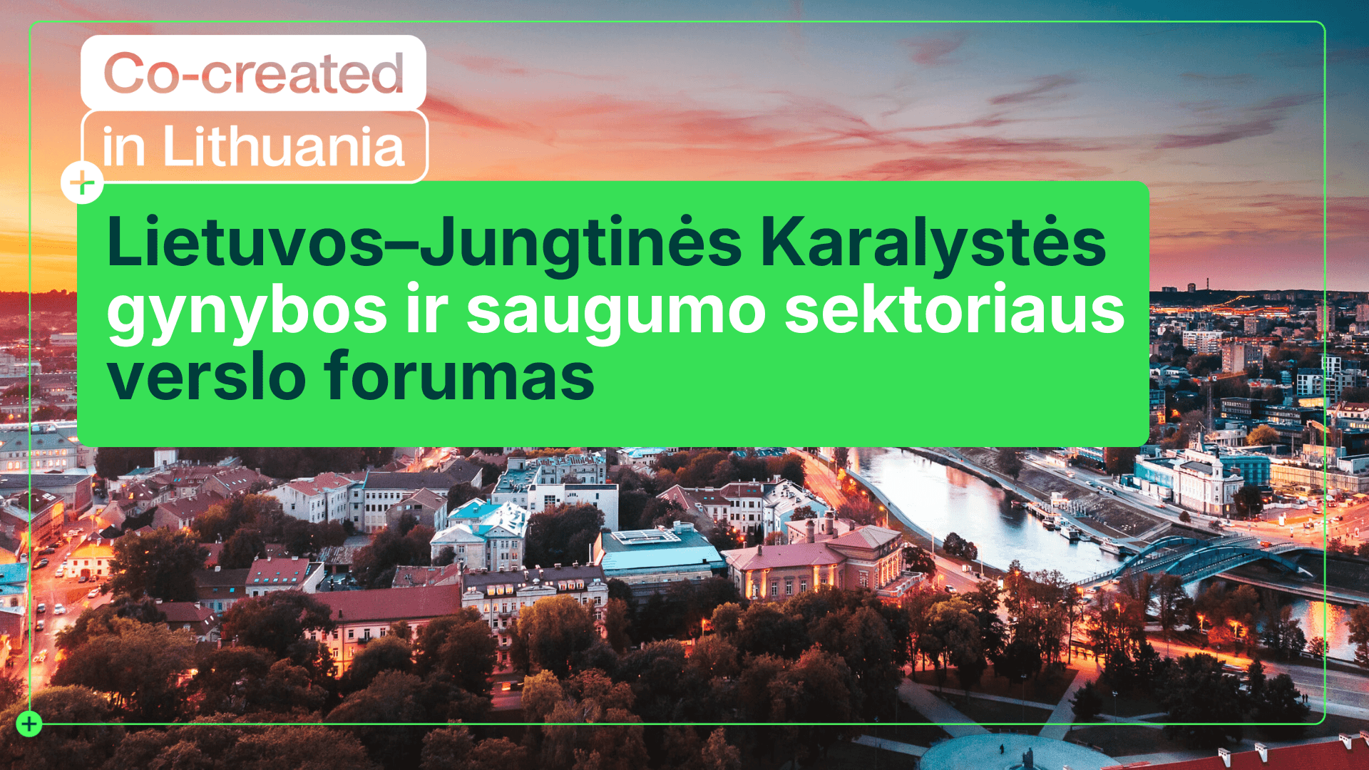 Lietuvos–Jungtinės Karalystės Gynybos ir saugumo sektoriaus verslo forumas