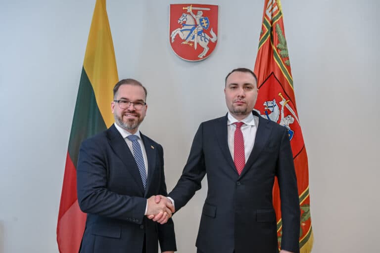We aim to localise Ukraine’s defence industry in Lithuania, says Minister of national Defence after meeting with Kyrylo Budanov | LR Krašto apsaugos ministerija