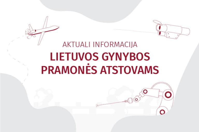 Informacija gynybos pramonės atstovams | LR Krašto apsaugos ministerija