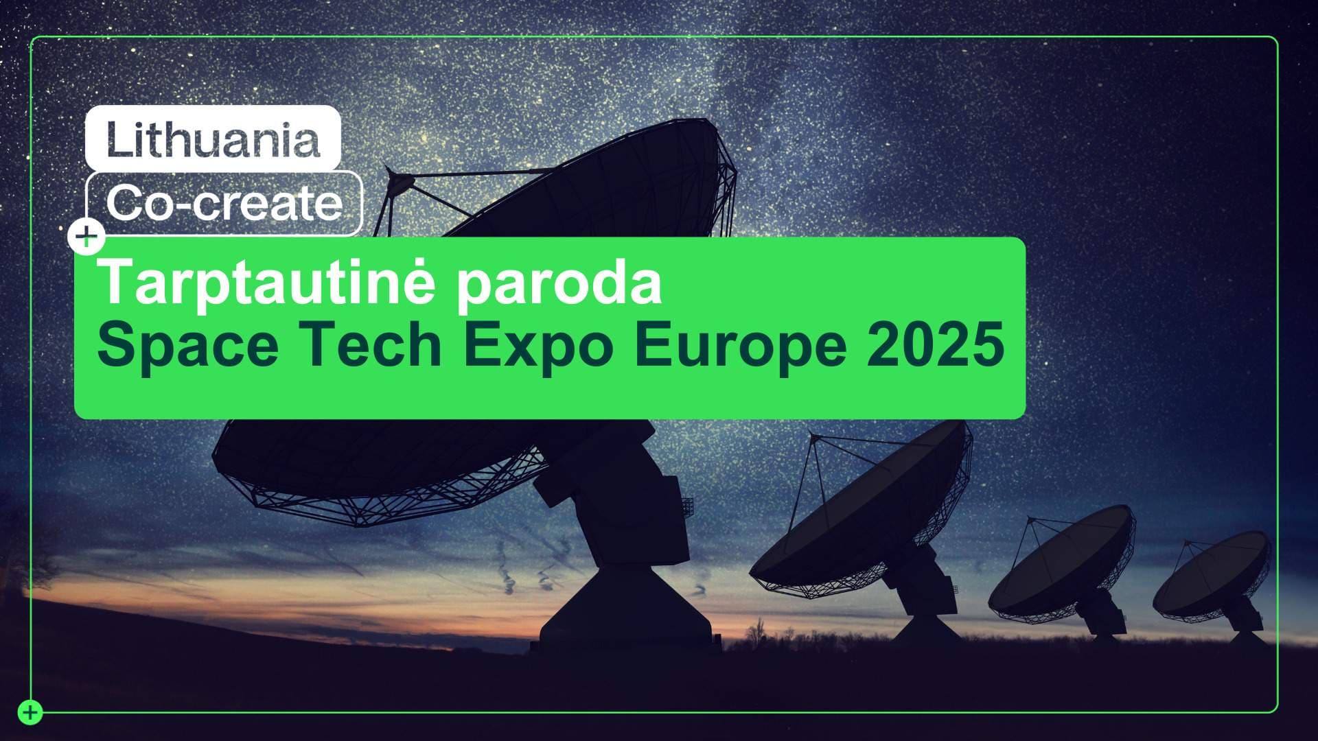 Delegacija į „Space Tech Expo Europe 2025“ parodą Brėmene (Vokietijoje)