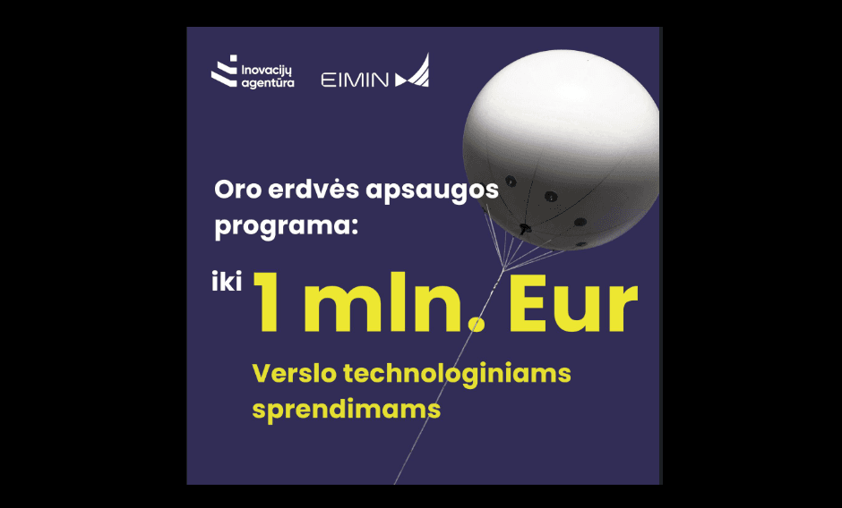 Kvietimas Lietuvos technologijų kūrėjams: pristatykite savo idėjas oro erdvės saugumui