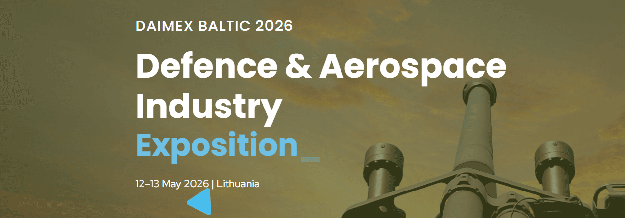 DAIMEX BALTIC 2026 GYNYBOS IR AEROSKOSMOSO PRAMONĖS KONFERENCIJA IR PARODA